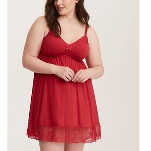 Lace V-Neck Sleep Chemise